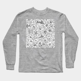 Gray Fishes Long Sleeve T-Shirt